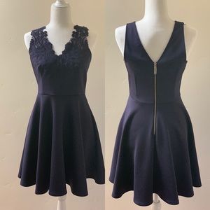 Ted Baker Eggplant Sleeveless Dress